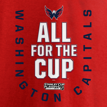 Washington Capitals pánska mikina red 2018 Stanley Cup Playoffs Bound Behind The Net