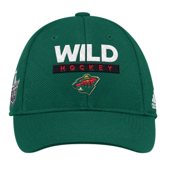 Minnesota Wild čiapka baseballová šiltovka green 2018 Stanley Cup Playoffs Bound Sidepatch Flex