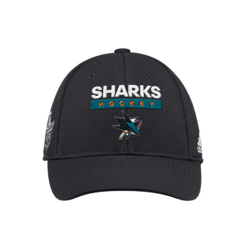 San Jose Sharks čiapka baseballová šiltovka black 2018 Stanley Cup Playoffs Bound Sidepatch Flex