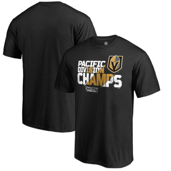 Vegas Golden Knights pánske tričko black 2018 Pacific Division Champions All-Time Save