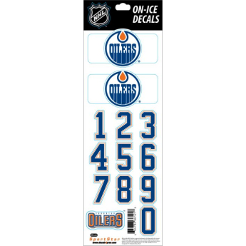 Edmonton Oilers samolepky hockey helmet Decals