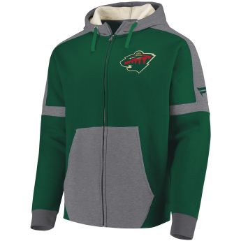 Minnesota Wild pánska mikina s kapucňou green Iconic Fleece