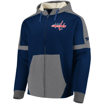 Washington Capitals pánska mikina s kapucňou blue Iconic Fleece Full-Zip Hoodie