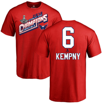 Washington Capitals pánske tričko red Michal Kempný 2018 Stanley Cup Champions