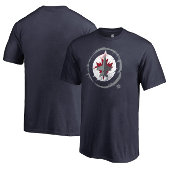 Winnipeg Jets detské tričko dark blue Splatter Logo
