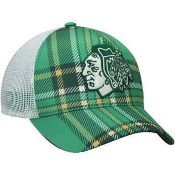 Chicago Blackhawks čiapka baseballová šiltovka Adidas St. Patrick´s Day Trucker