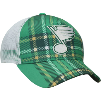 St. Louis Blues čiapka baseballová šiltovka Adidas St. Patrick´s Day Trucker