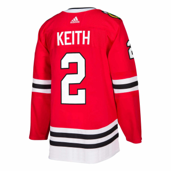 Chicago Blackhawks hokejový dres #2 Duncan Keith adizero Home Authentic Player Pro