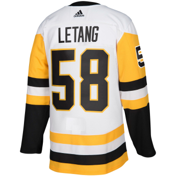 Pittsburgh Penguins hokejový dres #58 Kris Letang adizero Away Authentic Player Pro