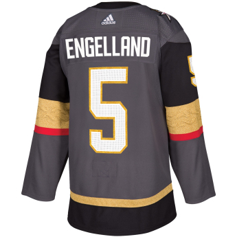 Vegas Golden Knights hokejový dres #5 Deryk Engelland adizero Home Authentic Player Pro
