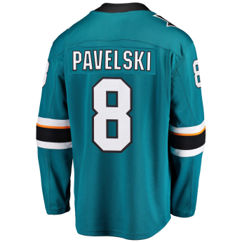 San Jose Sharks hokejový dres green #8 Joe Pavelski Breakaway Alternate Jersey