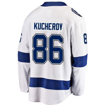 Tampa Bay Lightning hokejový dres white #86 Nikita Kucherov Breakaway Alternate Jersey
