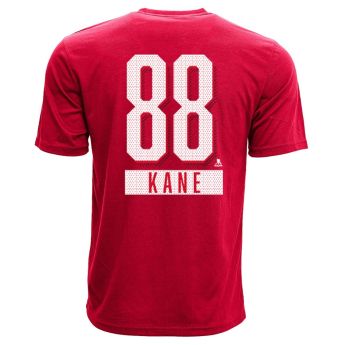 Chicago Blackhawks pánske tričko red Patrick Kane #88 Icing Name and Number