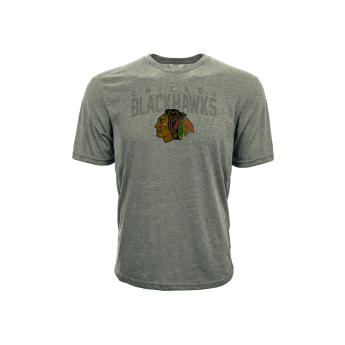 Chicago Blackhawks pánske tričko grey Shadow City Tee