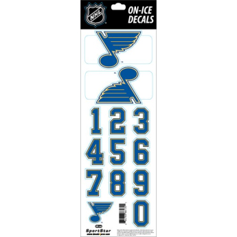 St. Louis Blues samolepky na helmu Decals