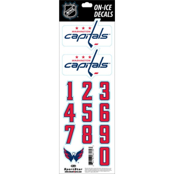 Washington Capitals samolepky na helmu Decals