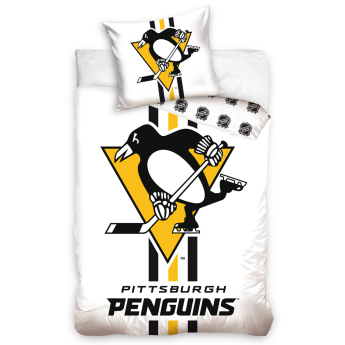 Pittsburgh Penguins obliečky na jednu posteľ TIP White
