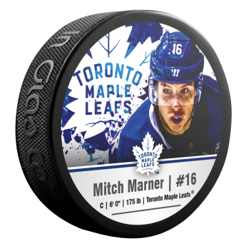 Toronto Maple Leafs puk Mitch Marner #16 NHLPA