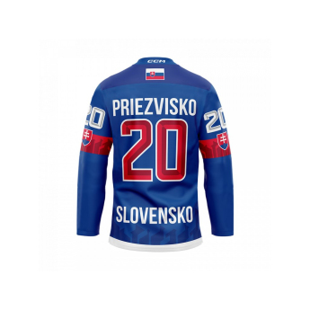 Hokejové reprezentácie hokejový dres blue Slovakia
