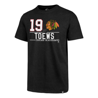 Chicago Blackhawks pánske tričko Jonathan Toews #19 Player Name 47 Club Tee
