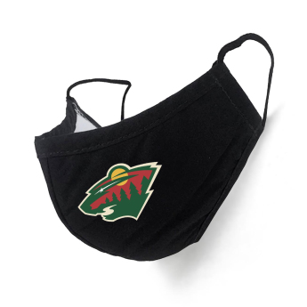 Minnesota Wild rúško black