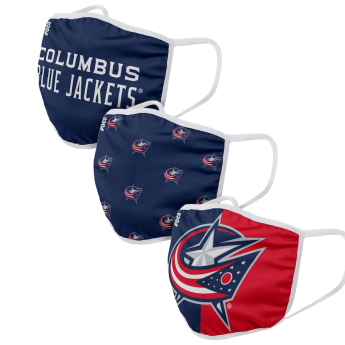 Columbus Blue Jackets rúšky Foco set of 3 pieces