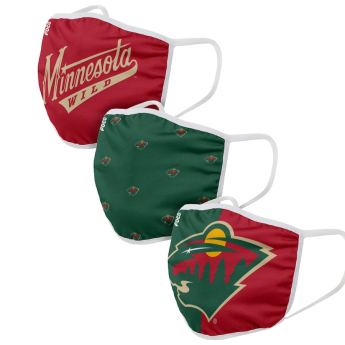 Minnesota Wild rúšky Foco set of 3 pieces