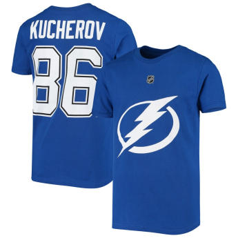 Tampa Bay Lightning detské tričko Nikita Kucherov #86 Name Number