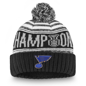 St. Louis Blues zimná čiapka Stanley Cup Champions 2019 Cuff Pom