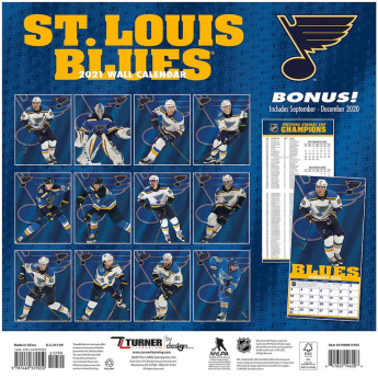 St. Louis Blues kalendár 2021