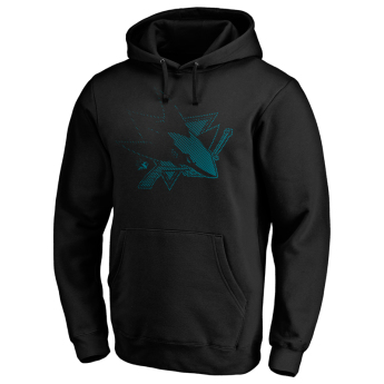 San Jose Sharks pánska mikina s kapucňou Iconic Fade 1 Core Graphic