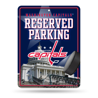 Washington Capitals ceduľa na stenu Auto Reserved Parking