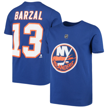 New York Islanders detské tričko Mathew Barzal #13 Player Name & Number T-Shirt - Royal