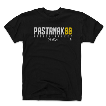Boston Bruins pánske tričko David Pastrnak #88 WHT 500 Level black