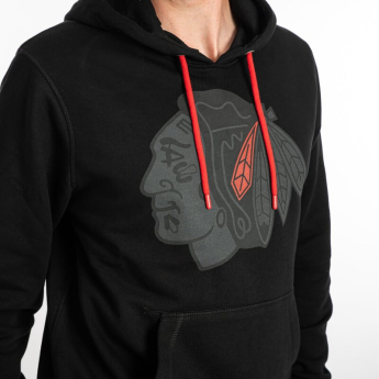 Chicago Blackhawks pánska mikina s kapucňou Imprint Helix Pullover Hood dark