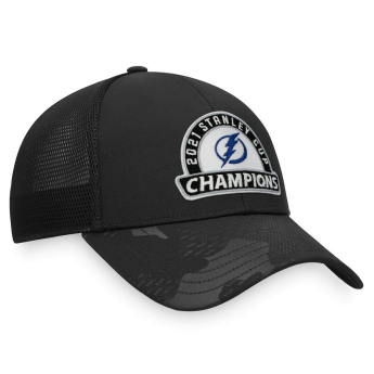 Tampa Bay Lightning čiapka baseballová šiltovka 2021 Stanley Cup Champions Locker Room Adjustable Trucker