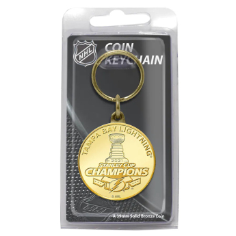 Tampa Bay Lightning kľúčenka 2021 Stanley Cup Champions Bronze Mint Coin