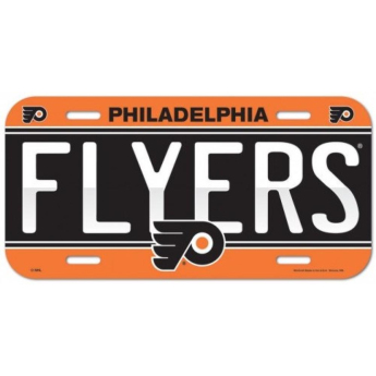 Philadelphia Flyers ceduľa na stenu License Plate Banner
