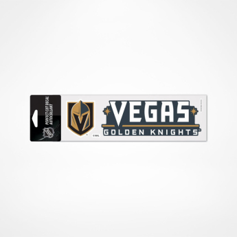 Vegas Golden Knights samolepka Logo text decal
