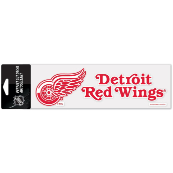 Detroit Red Wings samolepka Logo text decal