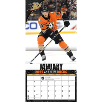 Anaheim Ducks kalendár 2022 wall calendar