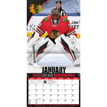 Chicago Blackhawks kalendár 2022 wall calendar