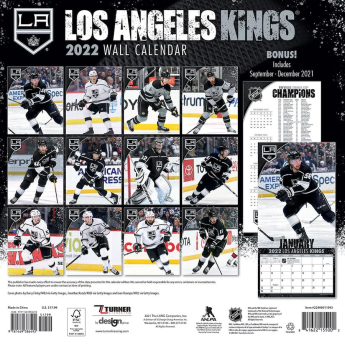 Los Angeles Kings kalendár 2022 wall calendar