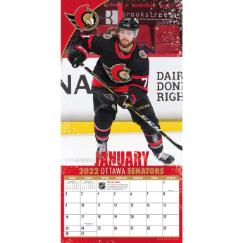 Ottawa Senators kalendár 2022 wall calendar