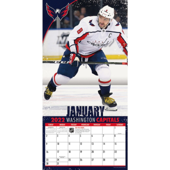 Washington Capitals kalendár 2022 wall calendar