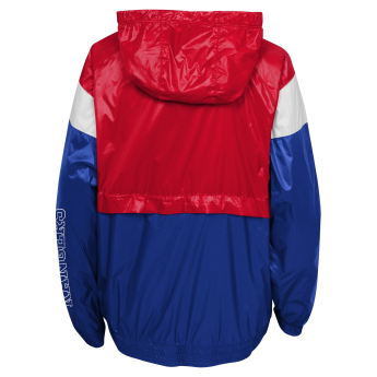 New York Rangers detská bunda s kapucňou Goal Line Stance Full-Zip Windbreaker