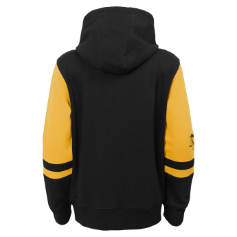 Pittsburgh Penguins detská mikina s kapucňou faceoff colorblocked fleece full-zip