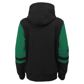 Dallas Stars detská mikina s kapucňou faceoff colorblocked fleece full-zip