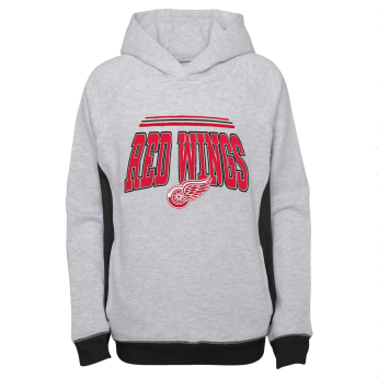 Detroit Red Wings detská mikina s kapucňou power play raglan pullover