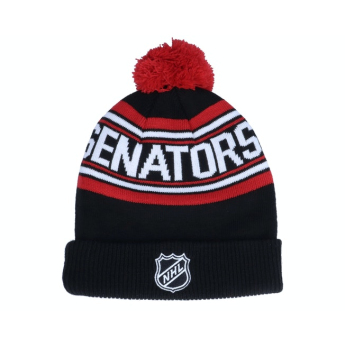 Ottawa Senators detská zimná čiapka wordmark cuffed pom